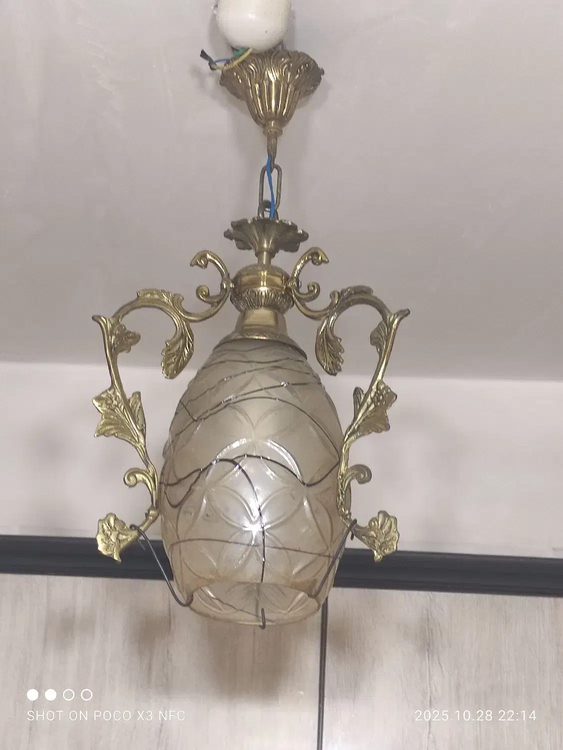 لوستر برنز|لوستر و چراغ آویز|الیگودرز, |دیوار