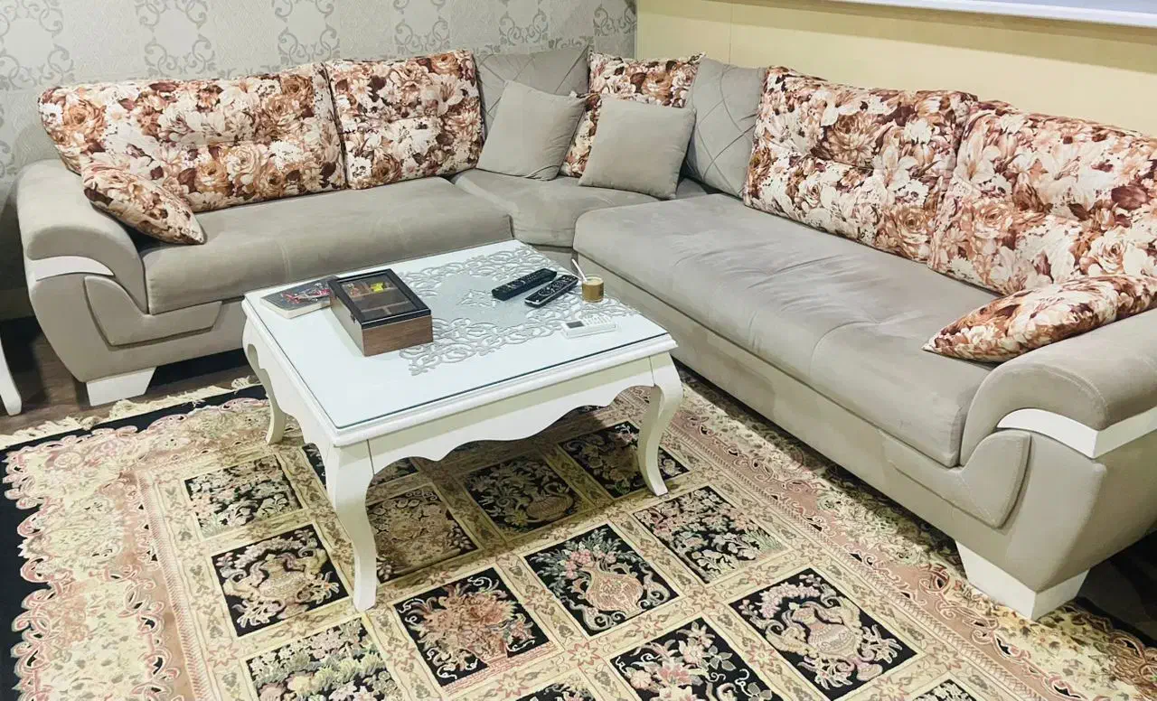 مبل هفت نفره، مبل ال و میزناهار خوری امیدیه|مبلمان خانگی و میز عسلی|امیدیه, |دیوار