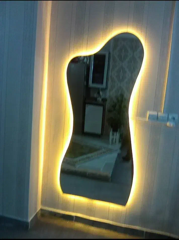 آینه ی بک لایت وشیشه بری عسکری|آینه|برازجان, |دیوار