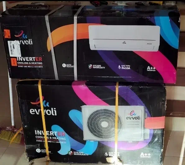 کولر گازی ایوولی ۱۸۰۰۰ اینورتر دار|کولر گازی و فن‌کوئل|پیر بکران, |دیوار