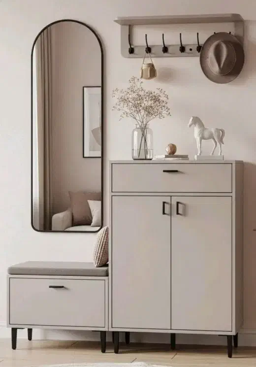 جاکفشی|جاکفشی، کمد، دراور|قم, شاه ابراهیم|دیوار