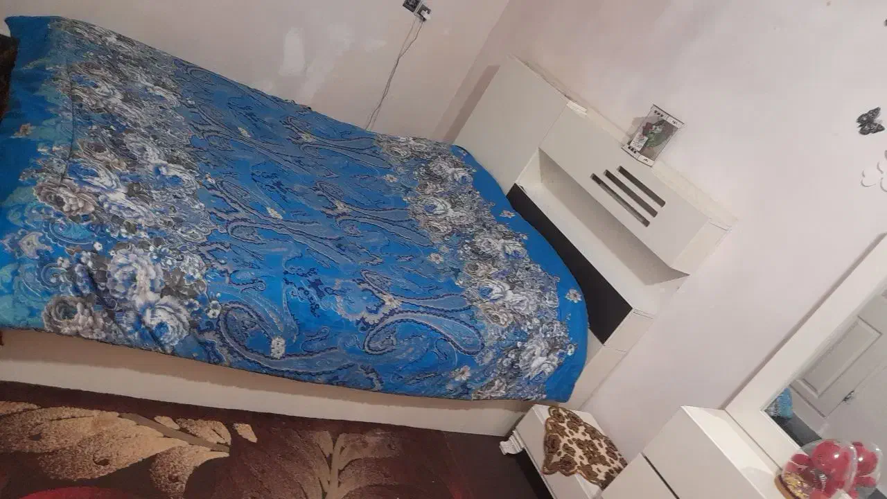 فروش تخت 2نفره همراه باتشک طبی|تخت و سرویس خواب|شازند, |دیوار