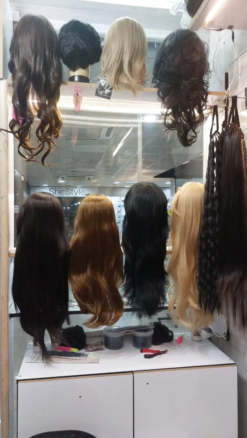 انواع موی مصنوعی، کلاهگیس، دم اسبی، چتری|خدمات آرایشگری و زیبایی|آبادان, |دیوار