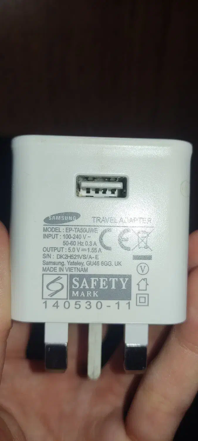 شارژر سامسونگ 15 وات سه شاخه|لوازم جانبی موبایل و تبلت|طبس, |دیوار