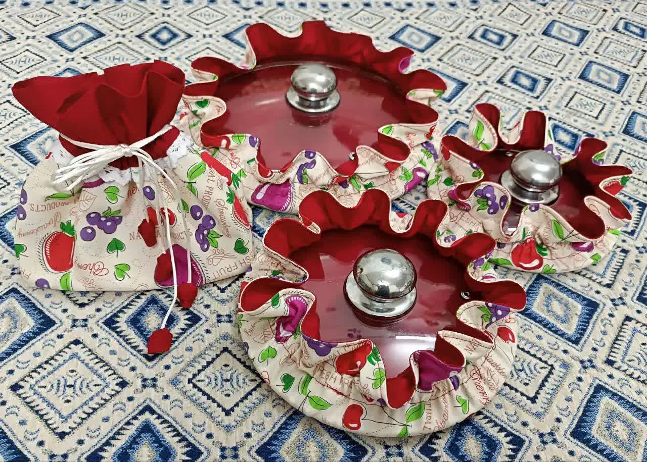 دوخت انواع سرویس آشپزخانه|سفره، حوله، دستمال آشپزخانه|میبد, |دیوار