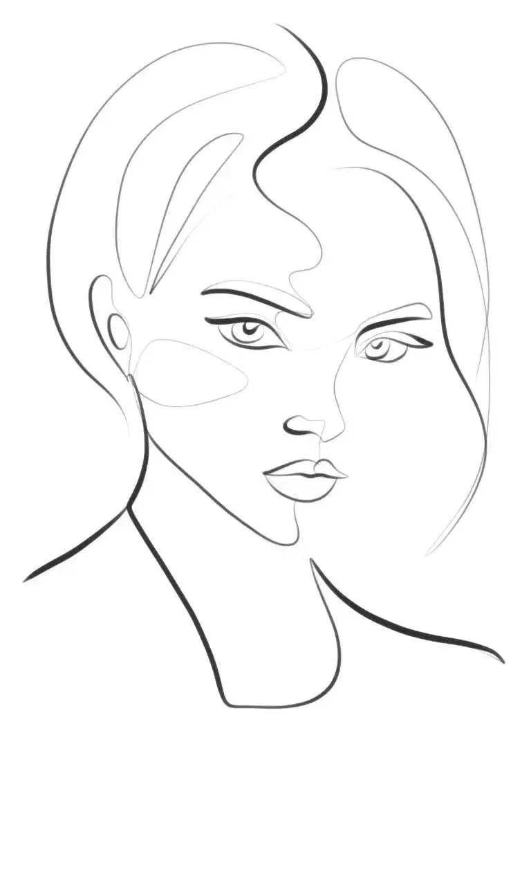 نقاشی و سفارش چهره (لاین ارت)|تابلو، نقاشی، عکس|قرچک, شهرک طلائیه|دیوار