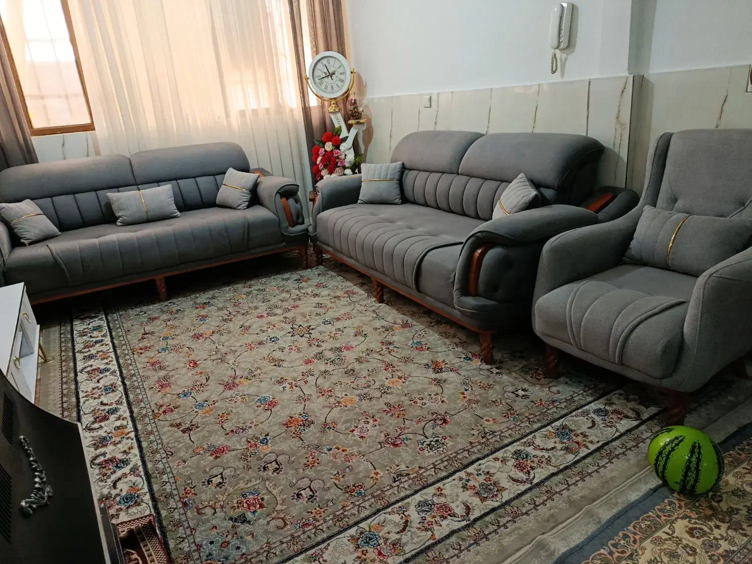 مبل هشت نفره تخت خواب شو|مبلمان خانگی و میز عسلی|صفادشت, |دیوار