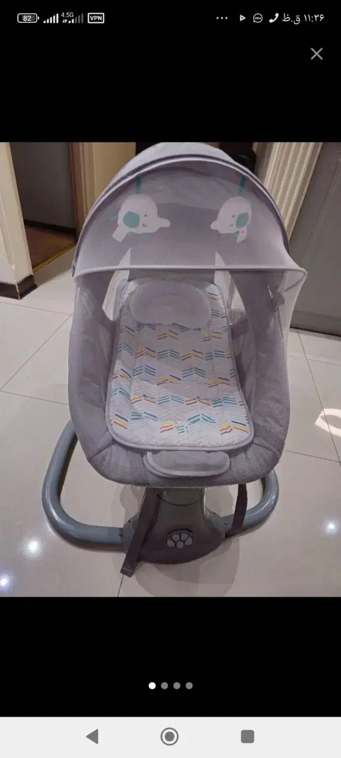 گهواره برقی|تخت و صندلی بچه|خمینی‌شهر, |دیوار