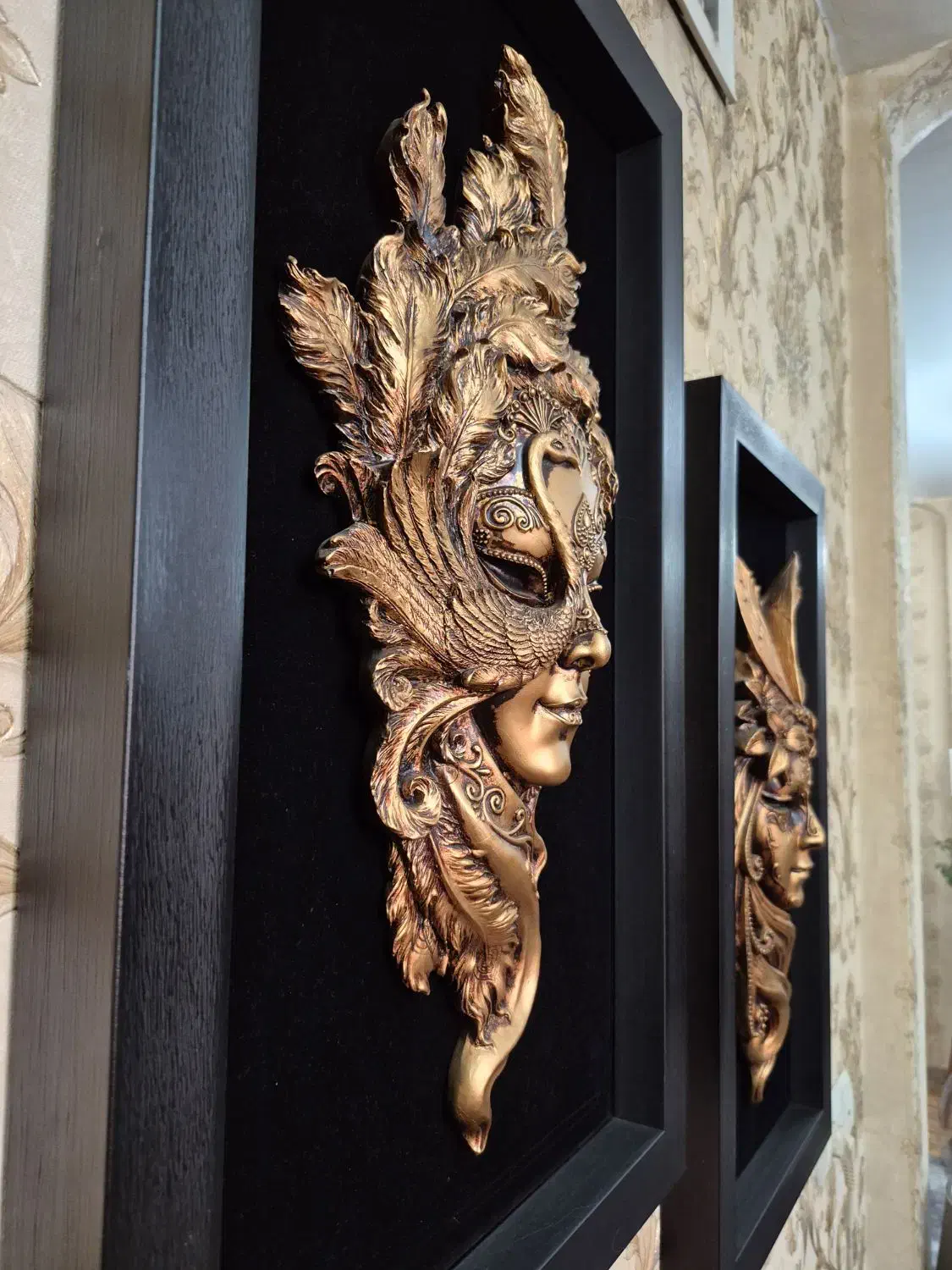 تابلو بالماسکه برجسته|تابلو، نقاشی، عکس|شهریار, شهرک امیریه|دیوار