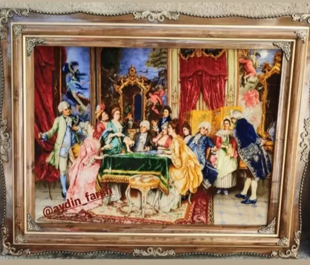 تابلو فرش پاسورباز|تابلو فرش|باغستان, |دیوار