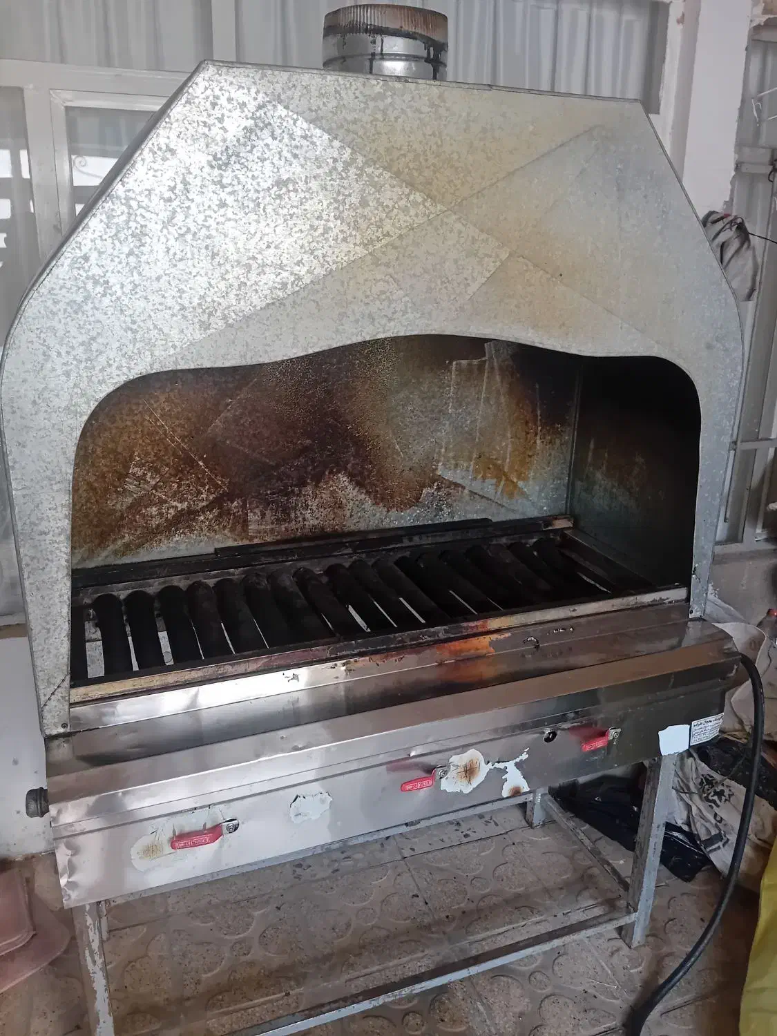 فروش کباب پز با دود کش|اجاق گاز و لوازم برقی پختوپز|همدان, |دیوار