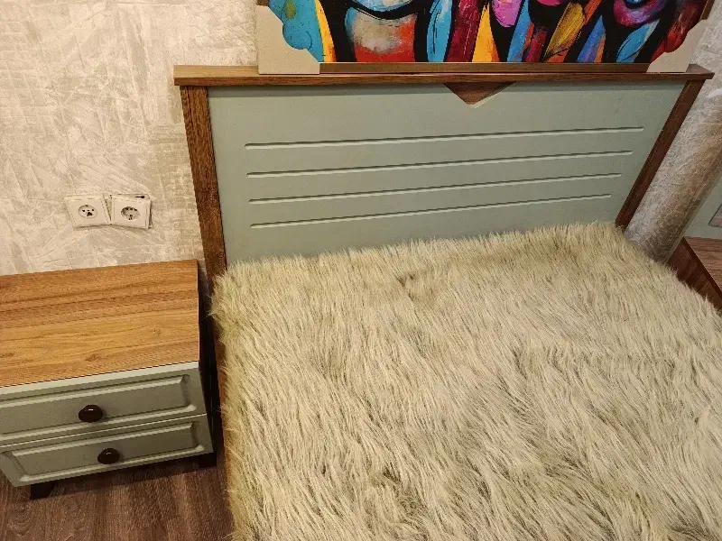 تخت خواب آرتمیس میزان کتیبه دار|تخت و سرویس خواب|اهواز, نادری|دیوار