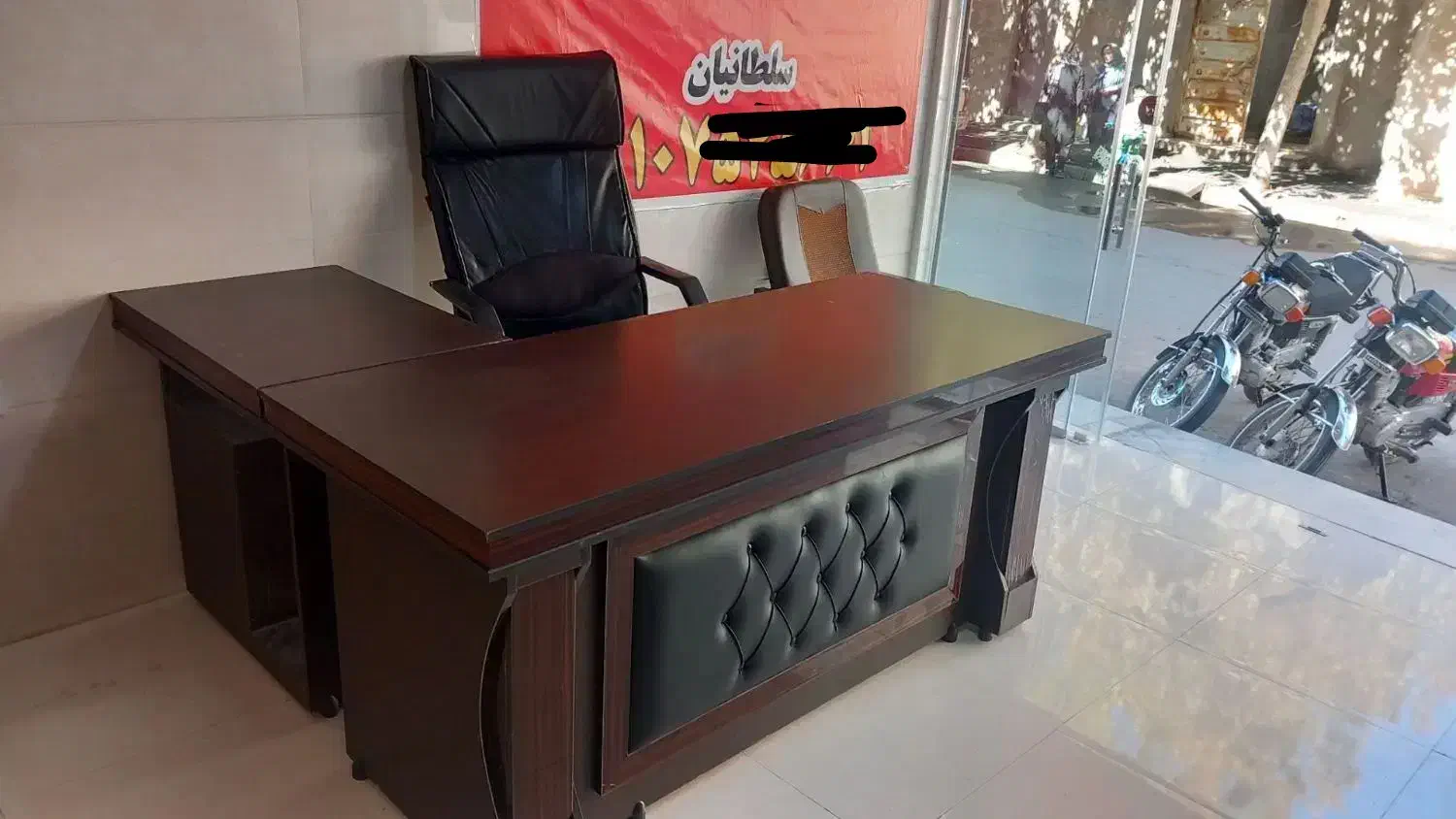 فروش میز مدیریت و صندلی مدیریت و صندلی انتظار|مبلمان اداری|قزوین, |دیوار
