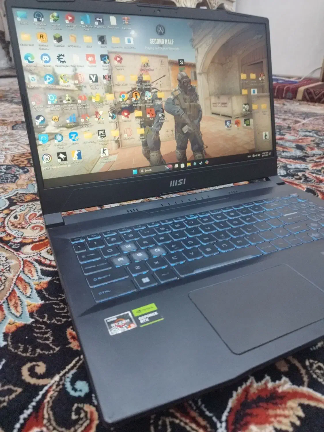 فروش لپ تاپ گیمینگ MSI Bravo 15 C7V|رایانه همراه|اهواز, فاز ۲ پادادشهر|دیوار