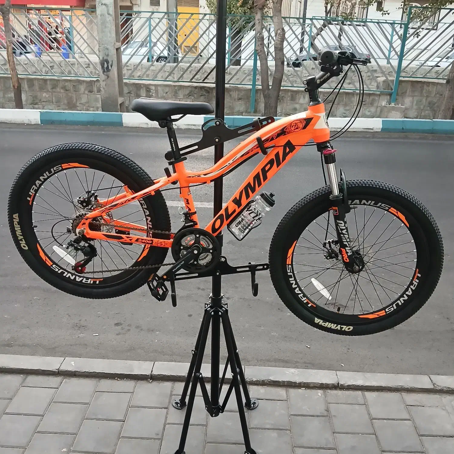 دوچرخه المپیا OLYMPIA سایز 24 آلومینیوم دیسکی|دوچرخه، اسکیت، اسکوتر|تهران, ائمه اطهار|دیوار