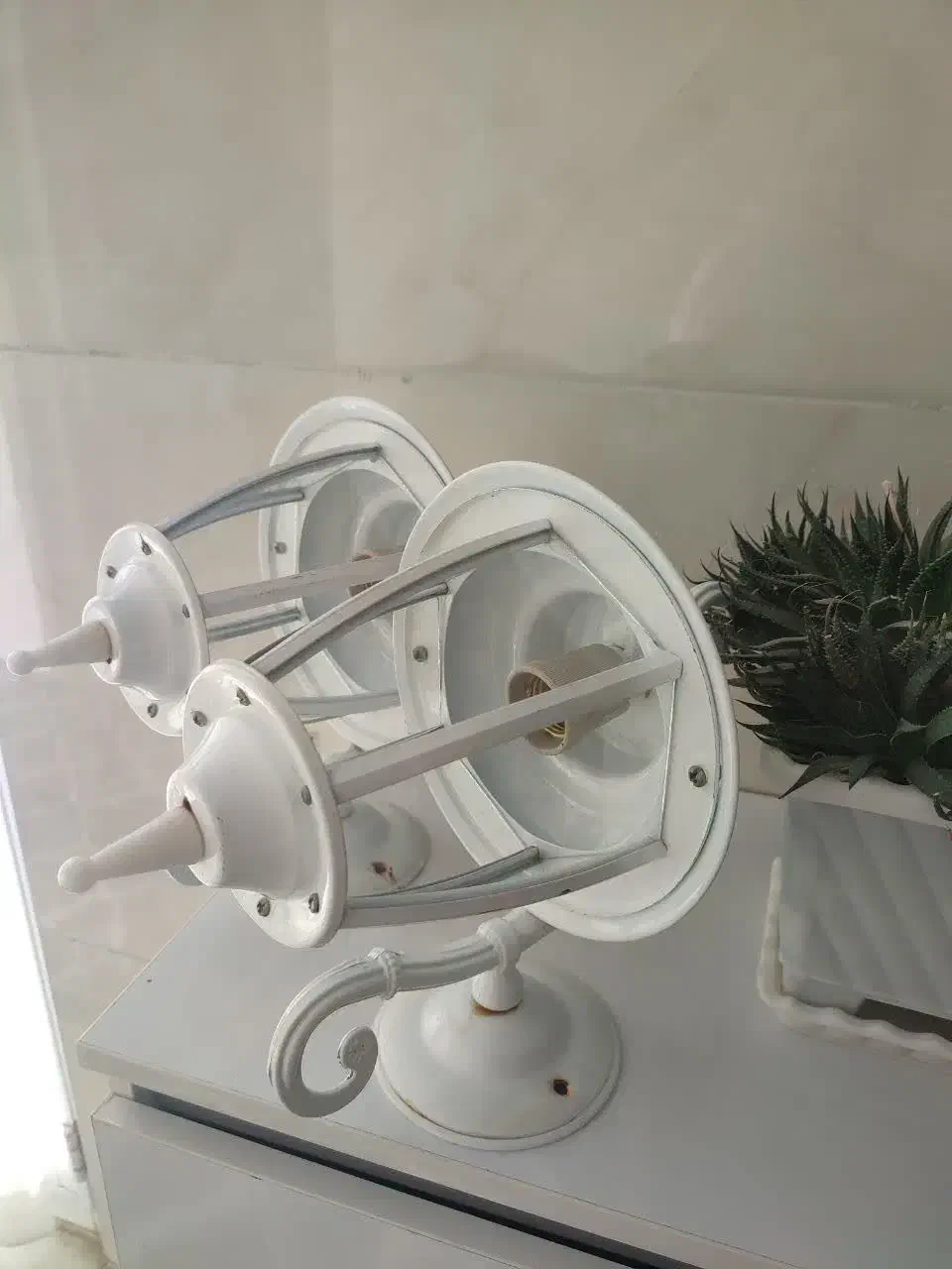 حباب فلزی|لوستر و چراغ آویز|قروه, |دیوار