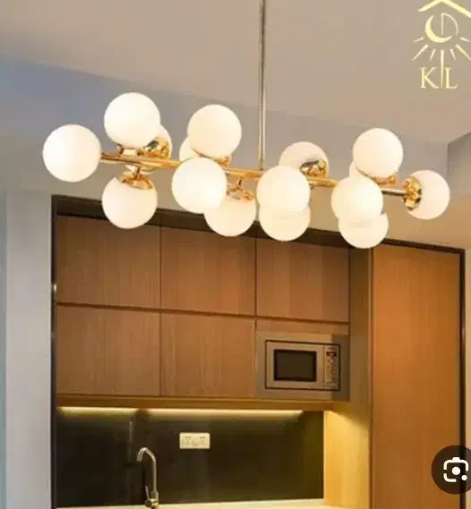 لوستر مولکولی|لوستر و چراغ آویز|آبادان, |دیوار