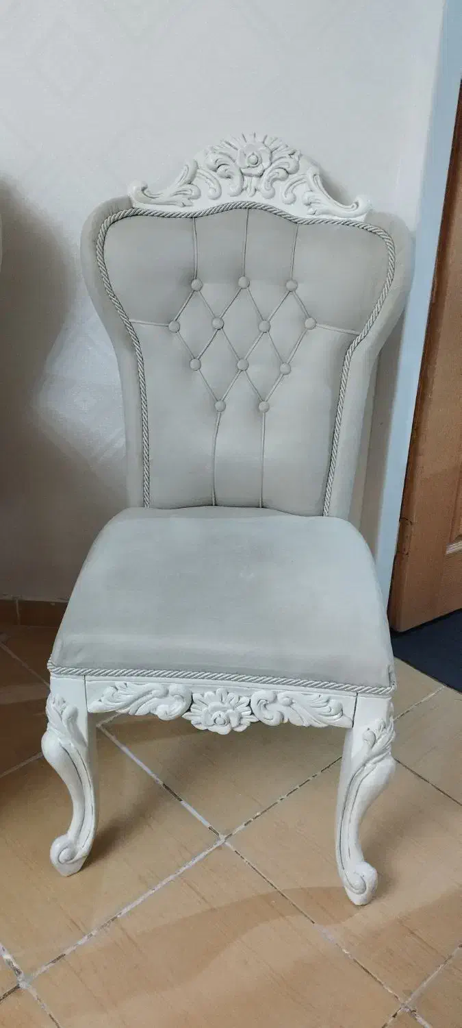 ۲ عدد صندلی استیل با کیفیت|مبلمان خانگی و میز عسلی|رشت, رشتیان|دیوار