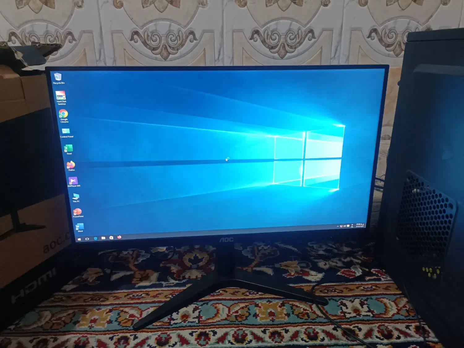 سیستم کامپیوتر با مانیتور22 بدون فریم  قیمت توافقی|رایانه رومیزی|زابل, |دیوار