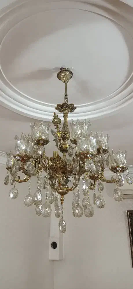 لوستر 6شاخه|لوستر و چراغ آویز|باقرشهر, |دیوار