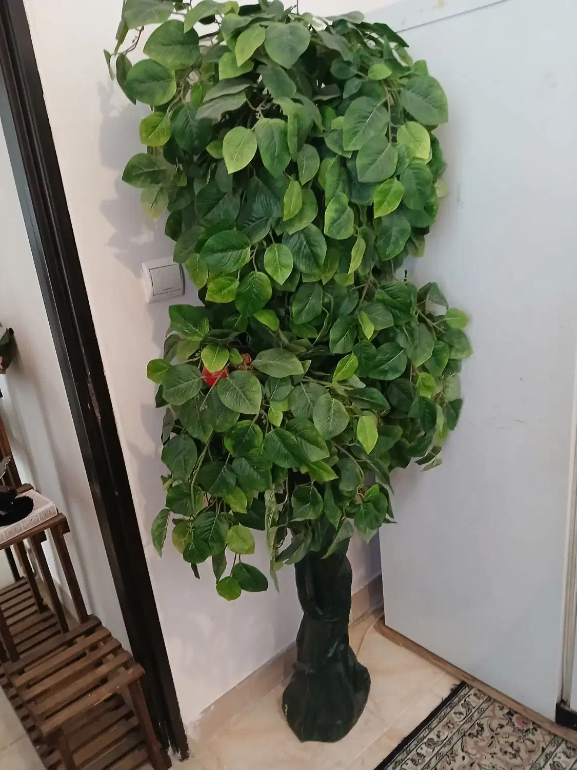 درخت سیب مصنوعی|گل مصنوعی|ارومیه, |دیوار