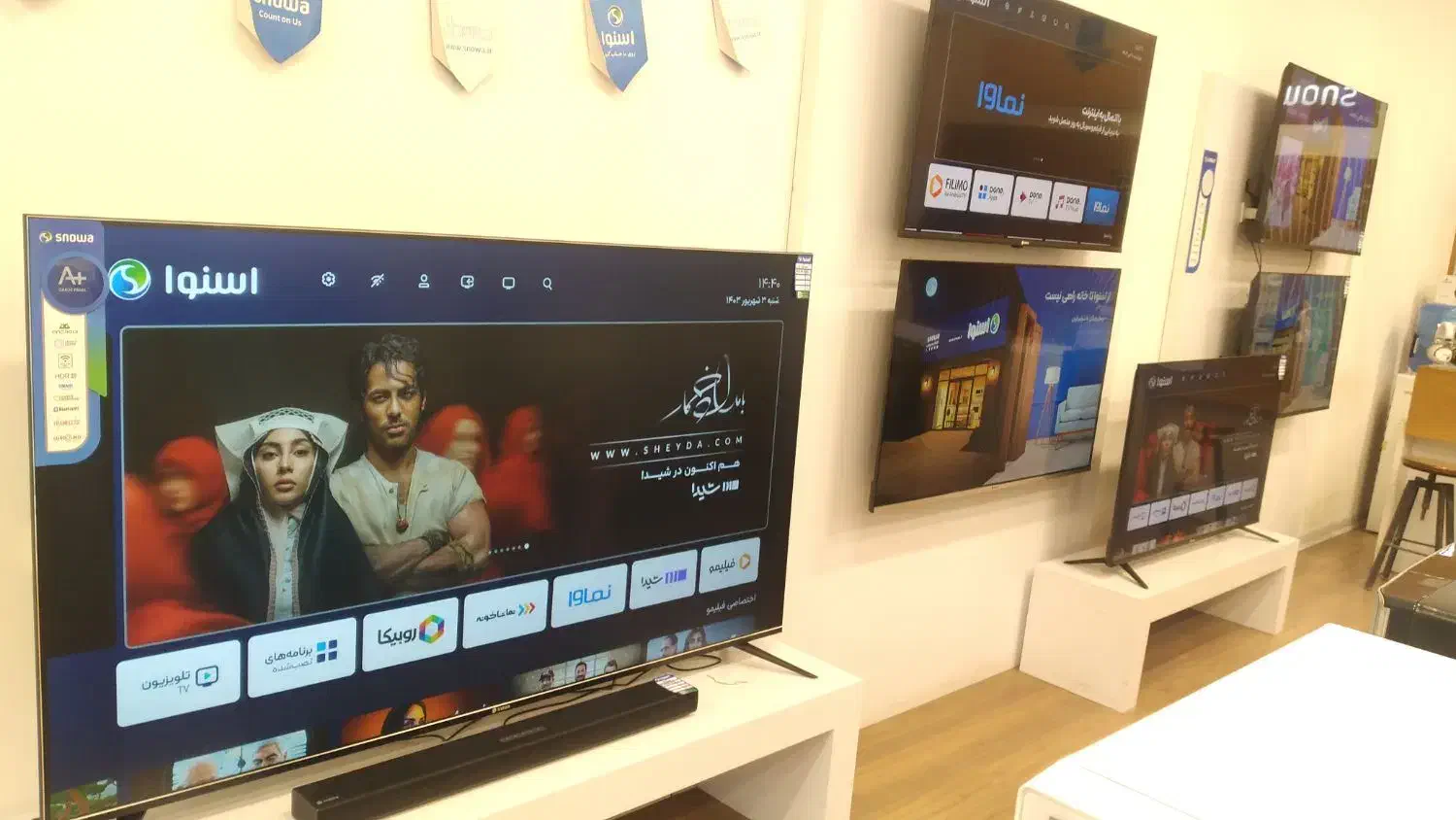 فروش اقساطی تلویزیون ۶۵ اینچ اسنوا ماهانه۳/۷۰۰/۰۰۰|تلویزیون و پروژکتور|تالش, هشتپر|دیوار