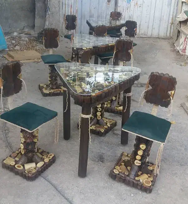 ۲نفره الی ۶نفره جنگلی ناهارخوری سنتی جدید|میز و صندلی غذاخوری|اندیشه, اندیشه فاز ۳|دیوار