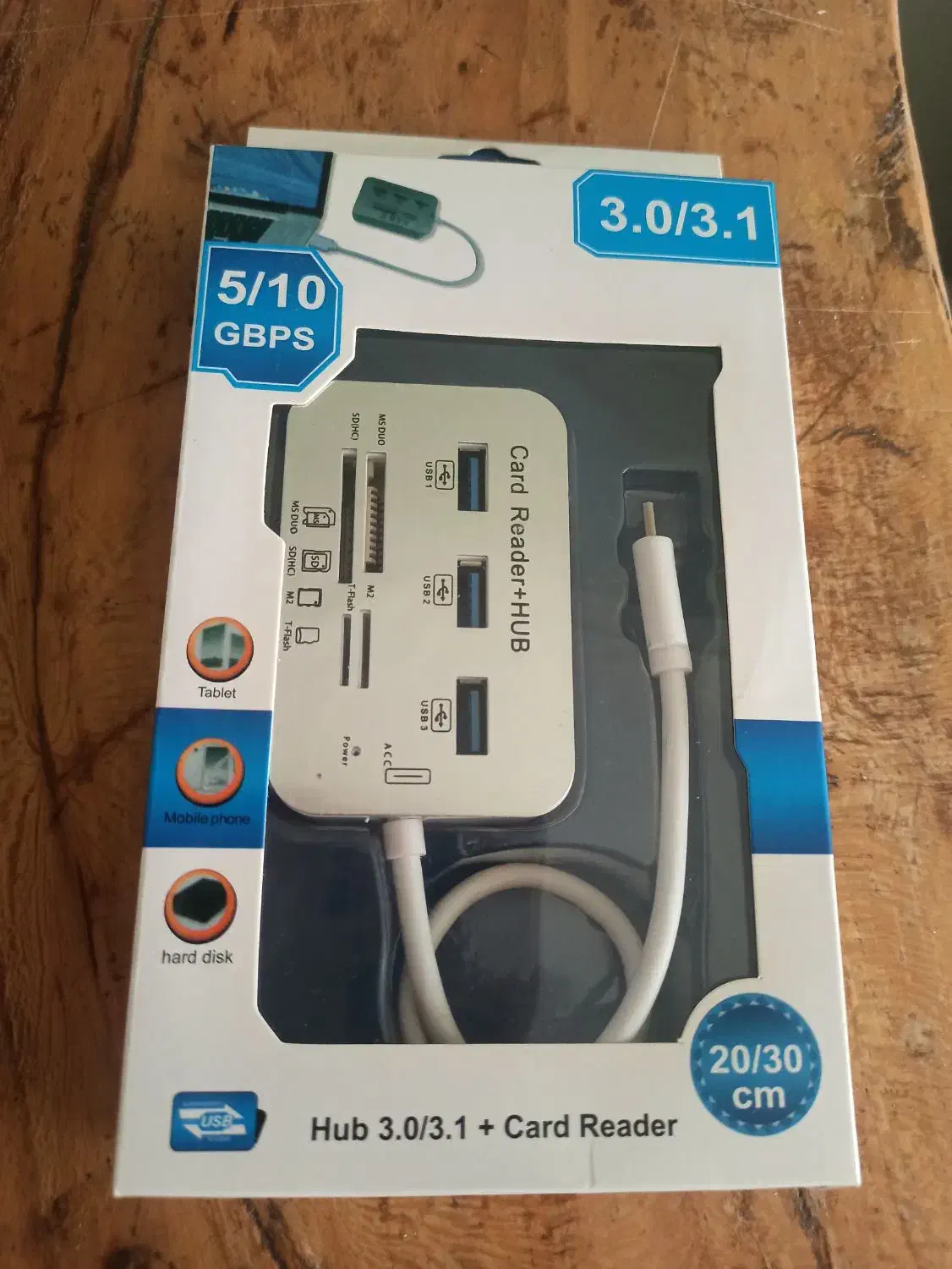 هاب و رم ریدر کمبو 3 پورت تایپ سی|قطعات و لوازم جانبی رایانه|شیراز, سیلو|دیوار