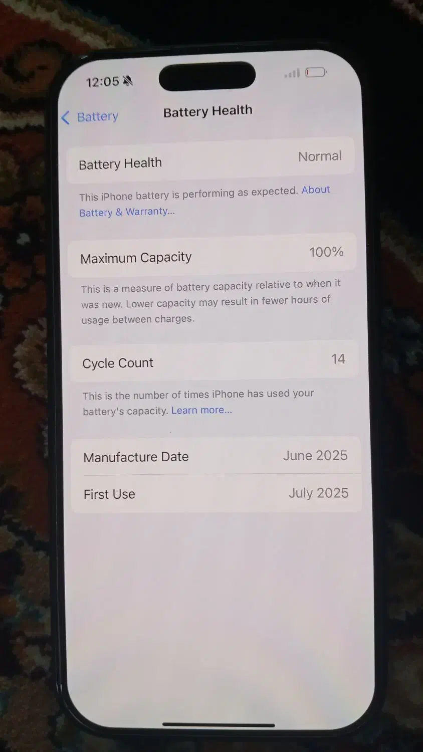 اپل iPhone 16 Pro  chبا حافظهٔ ۲۵۶ گیگابایت|موبایل|اسلام‌‌آباد غرب, |دیوار