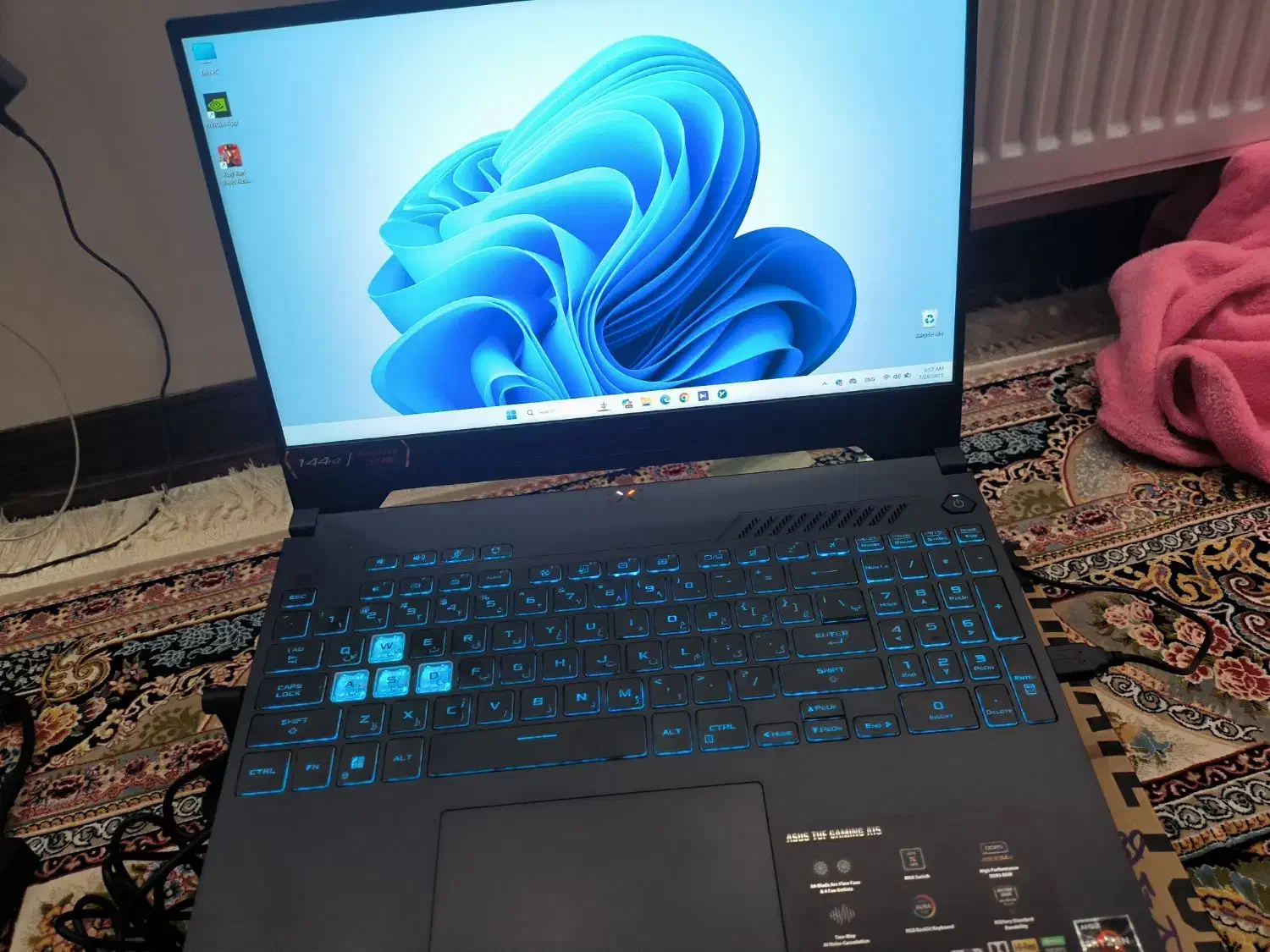 لبتاب گیمینگ fa507 در حد نو|رایانه همراه|اصفهان, برزان|دیوار