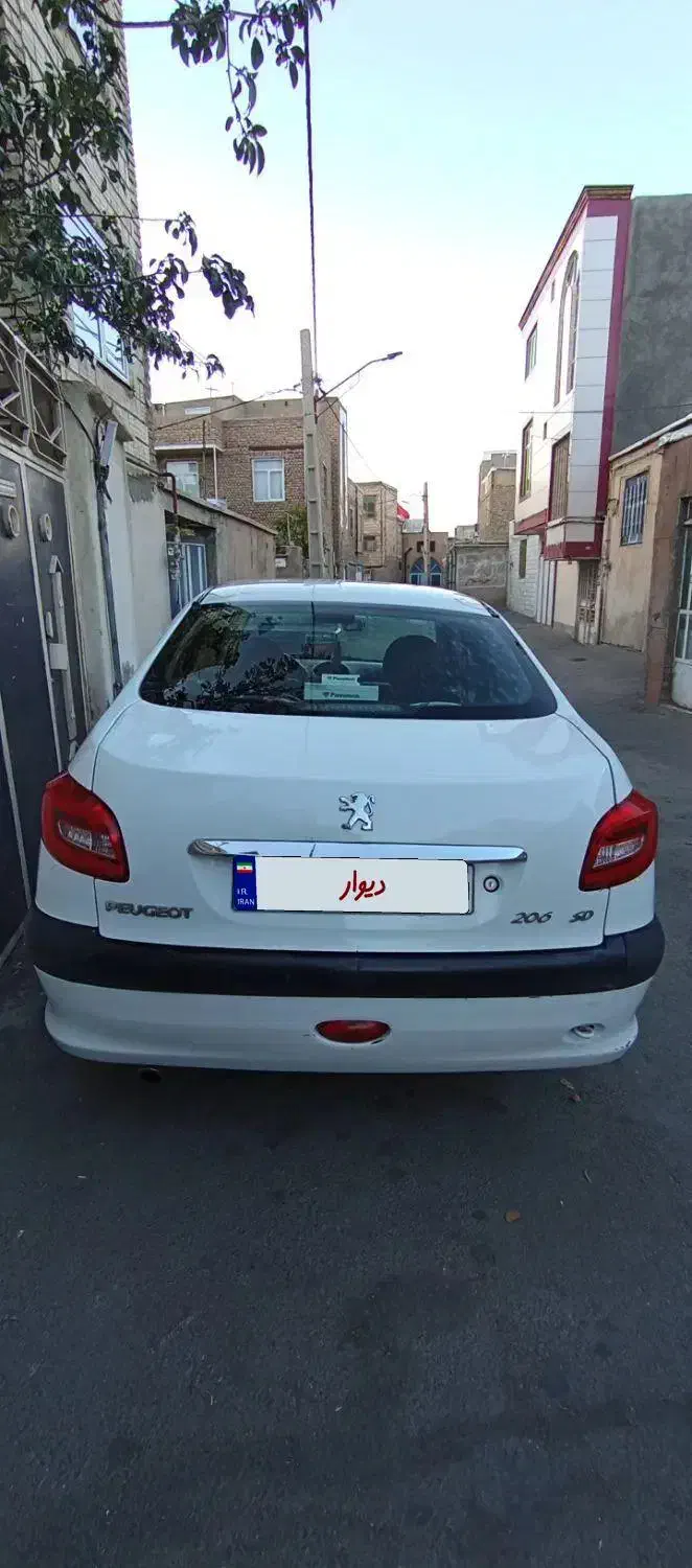 پژو 206 sd v20 تیپ 2|خودرو سواری و وانت|همدان, |دیوار