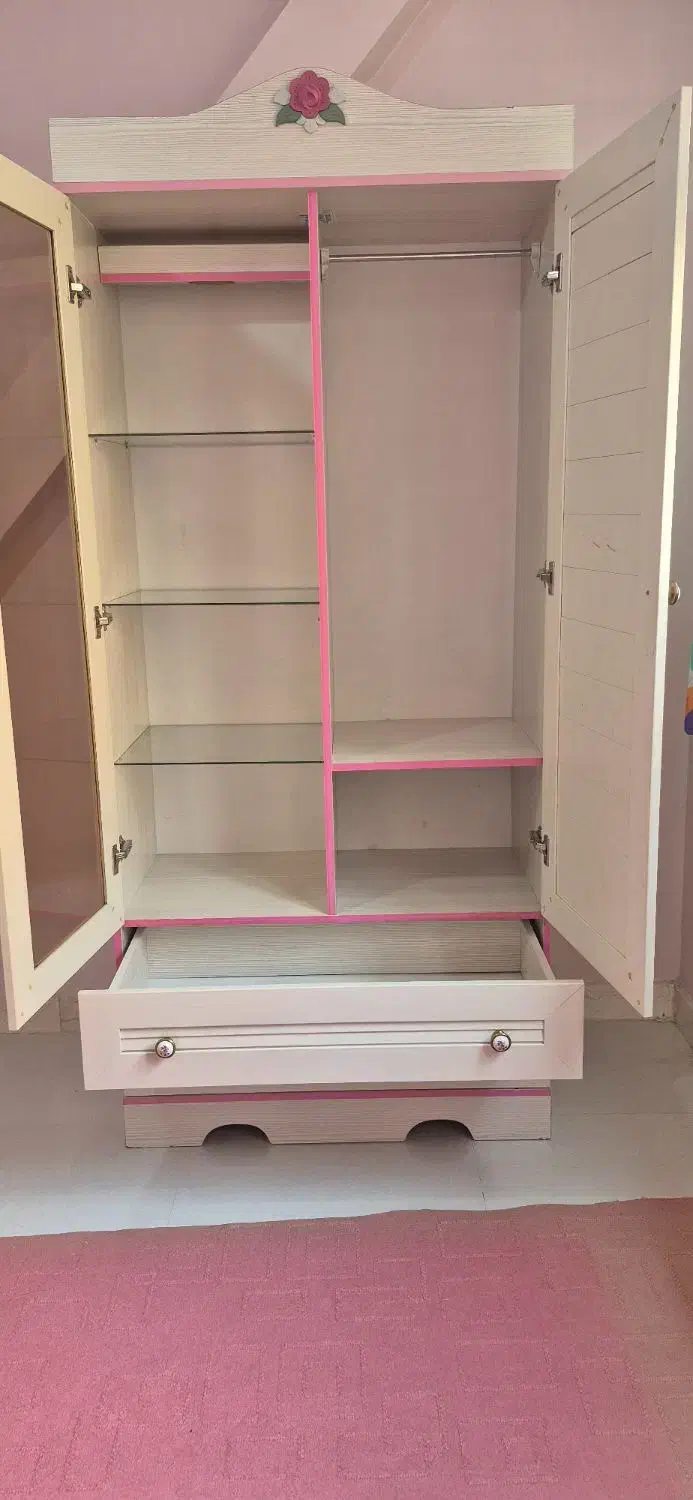 کمد کودک دخترانه|جاکفشی، کمد، دراور|تهران, شادمان|دیوار