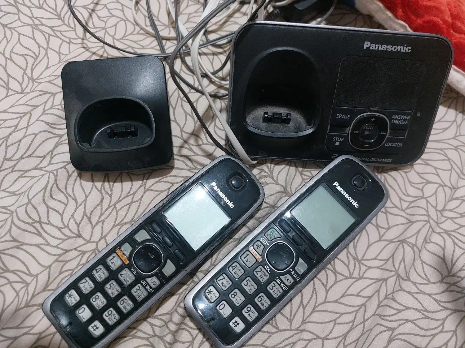 تلفن بی سیم دوگوشی پاناسونیک|تلفن رومیزی|تهران, جنت‌آباد شمالی|دیوار