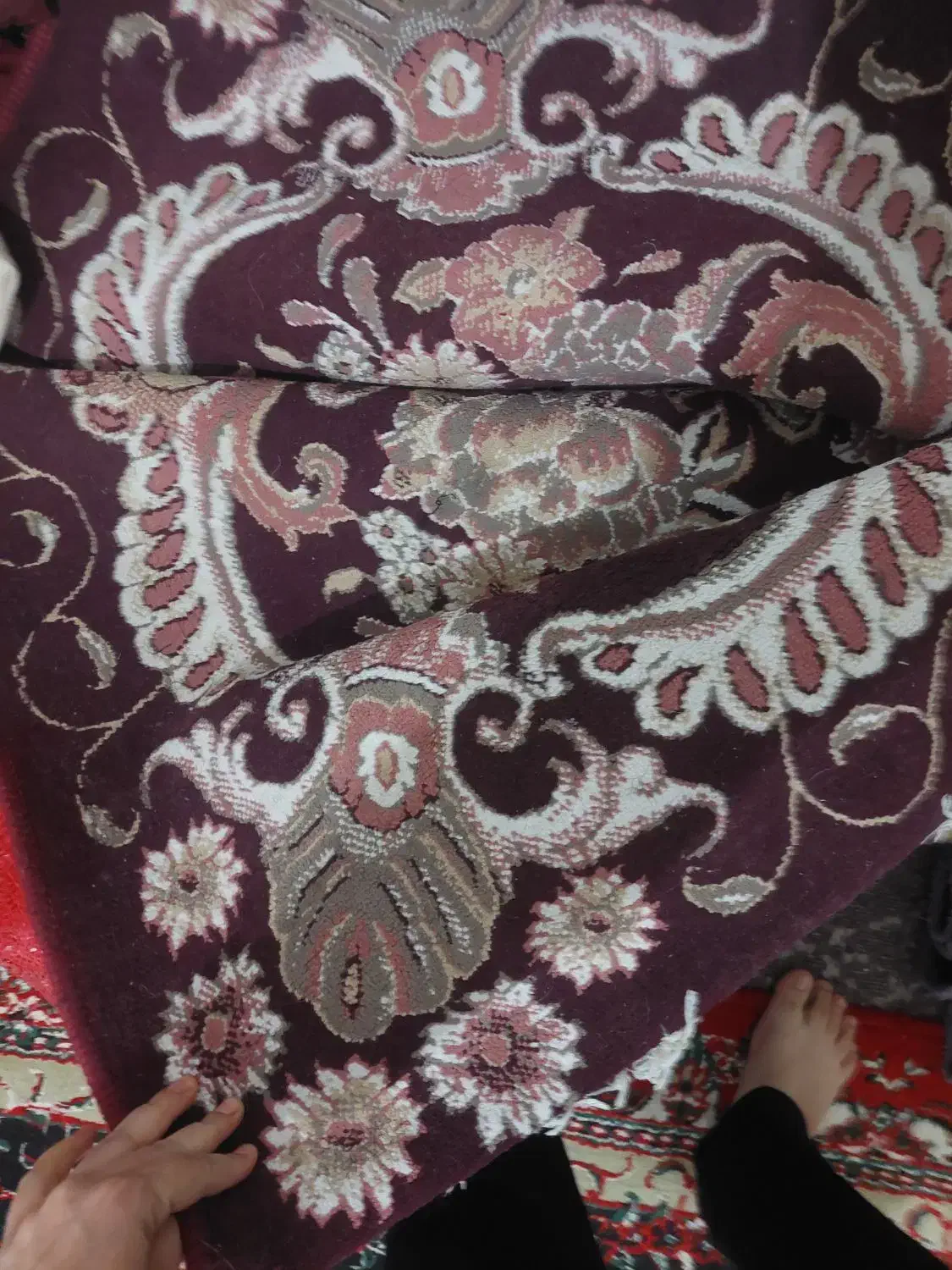 ۲عددقالی ۳در۴|فرش|رفسنجان, |دیوار