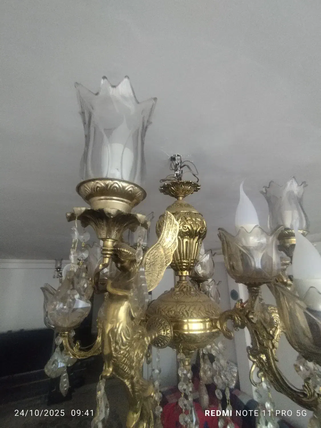 2عددلوستر برنزی|لوستر و چراغ آویز|کرج, کیانمهر|دیوار