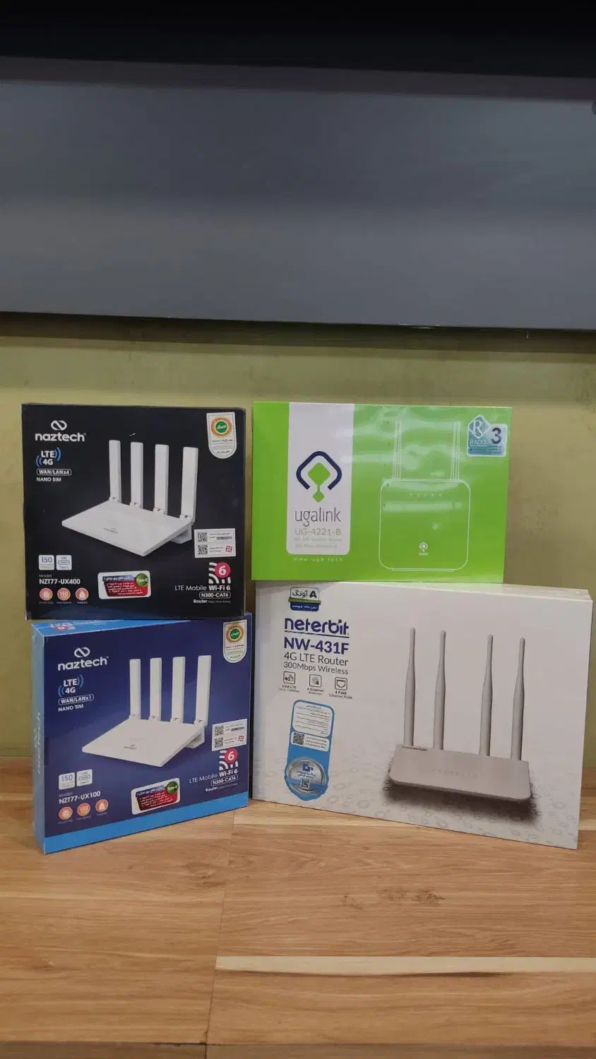 مودم سیم کارتی چهار پورت گارانتی دار|مودم و تجهیزات شبکه|ری, فیروزآبادی|دیوار