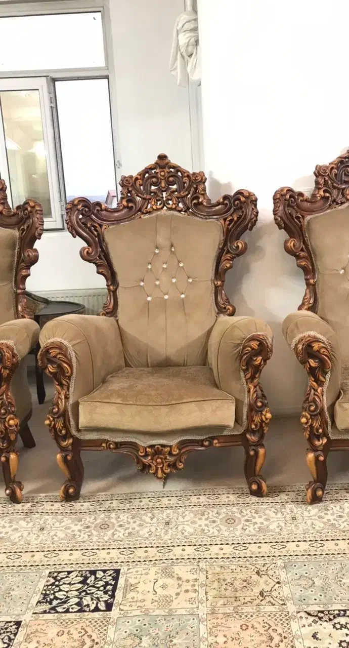 مبل سلطنتی|مبلمان خانگی و میز عسلی|زنجان, |دیوار