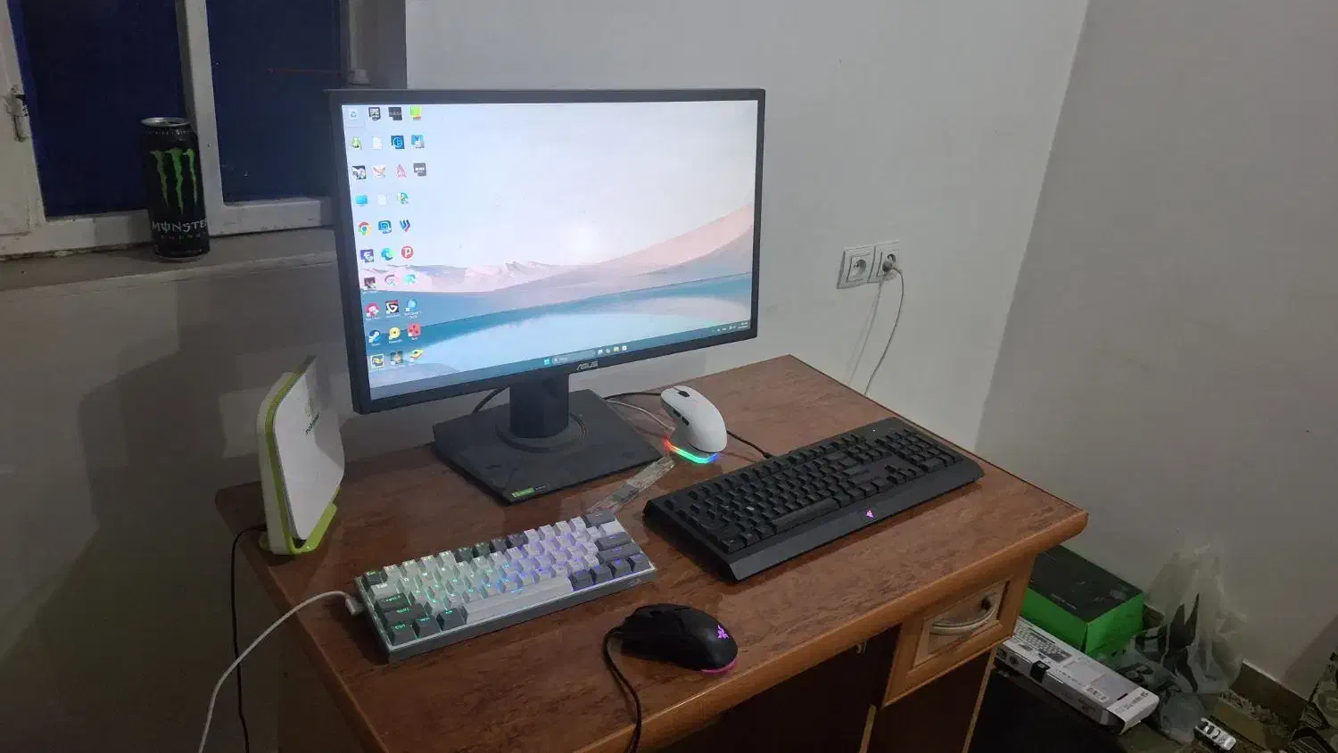 سیستم گیمینگ کامل همراه کیس مانیتور وموس کیبورد|رایانه رومیزی|اهواز, اسلام آباد شرقی|دیوار