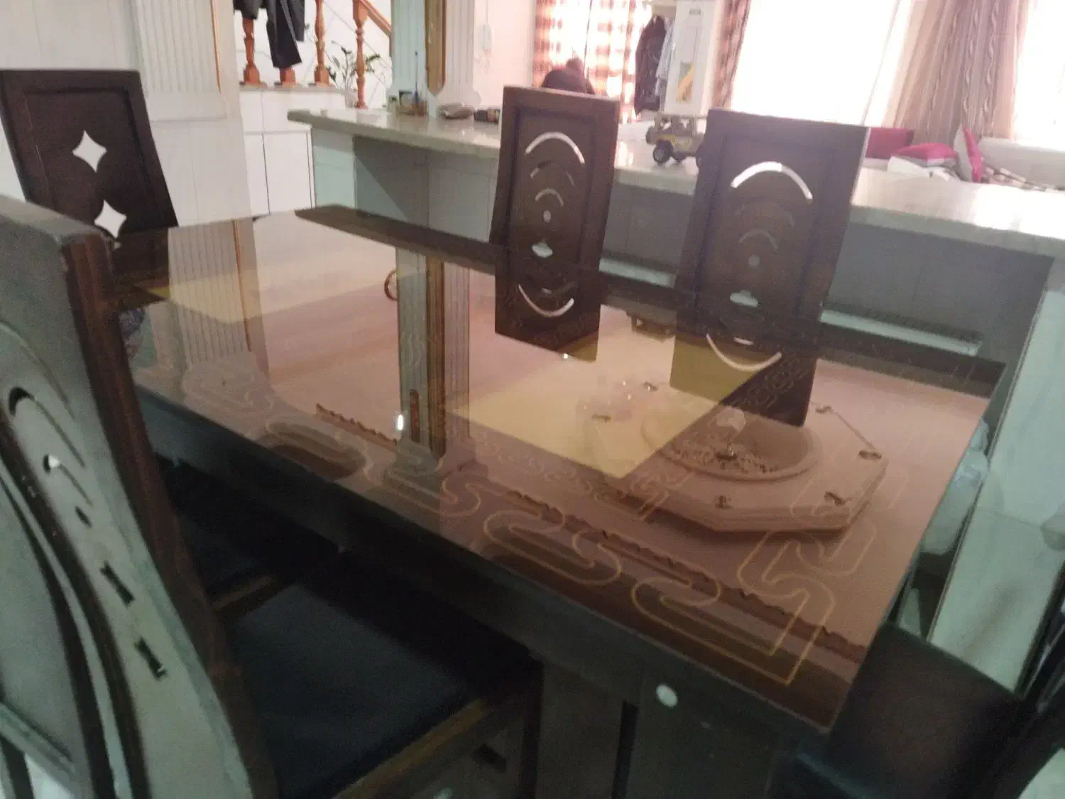 میز نهار خوری|میز و صندلی غذاخوری|فردوس (خراسان), |دیوار