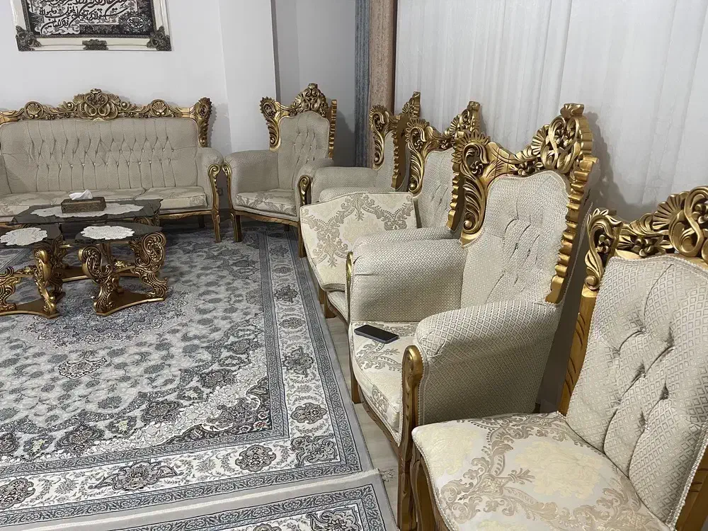 مبل سلطنتی|مبلمان خانگی و میز عسلی|رزن, |دیوار