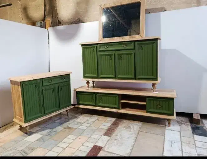 آینه کنسول ماداگاسکار.کنسول آینه ماداگاسکار|بوفه، ویترین، کنسول|خرم‌آباد, |دیوار