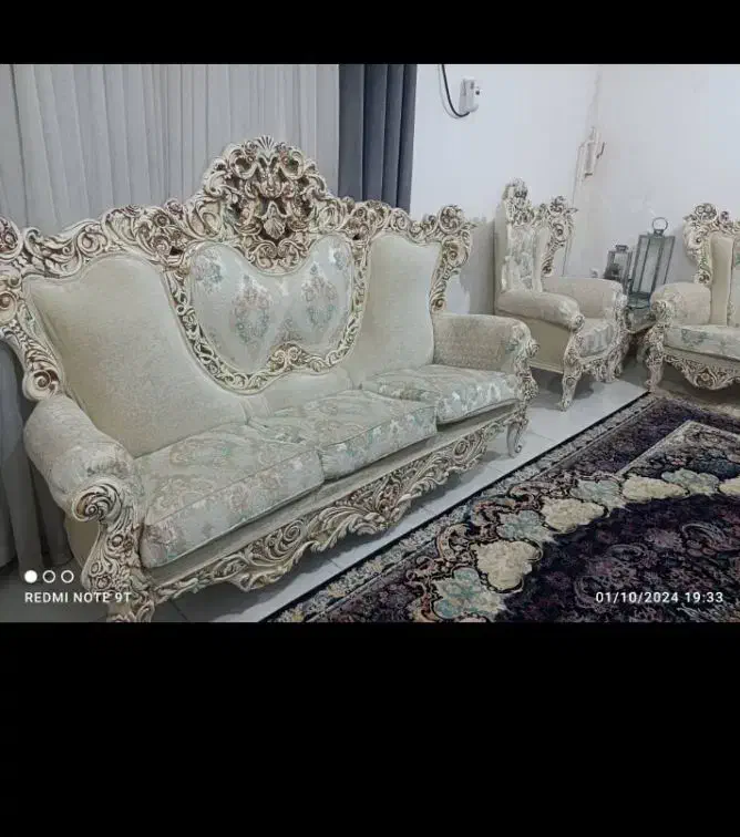مبل سلطنتی هفت نفره|مبلمان خانگی و میز عسلی|بندر ماهشهر, |دیوار