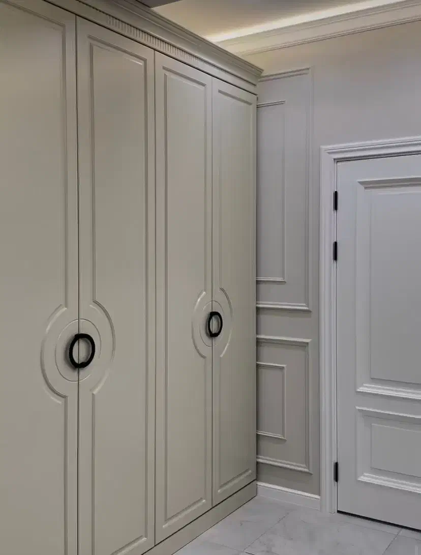 کمد دیواری mdf/نئوکلاسیک|جاکفشی، کمد، دراور|اندیشه, اندیشه فاز ۴|دیوار