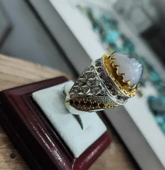 انگشتر شجر و عقیق|زیورآلات و اکسسوری|سیرجان, |دیوار