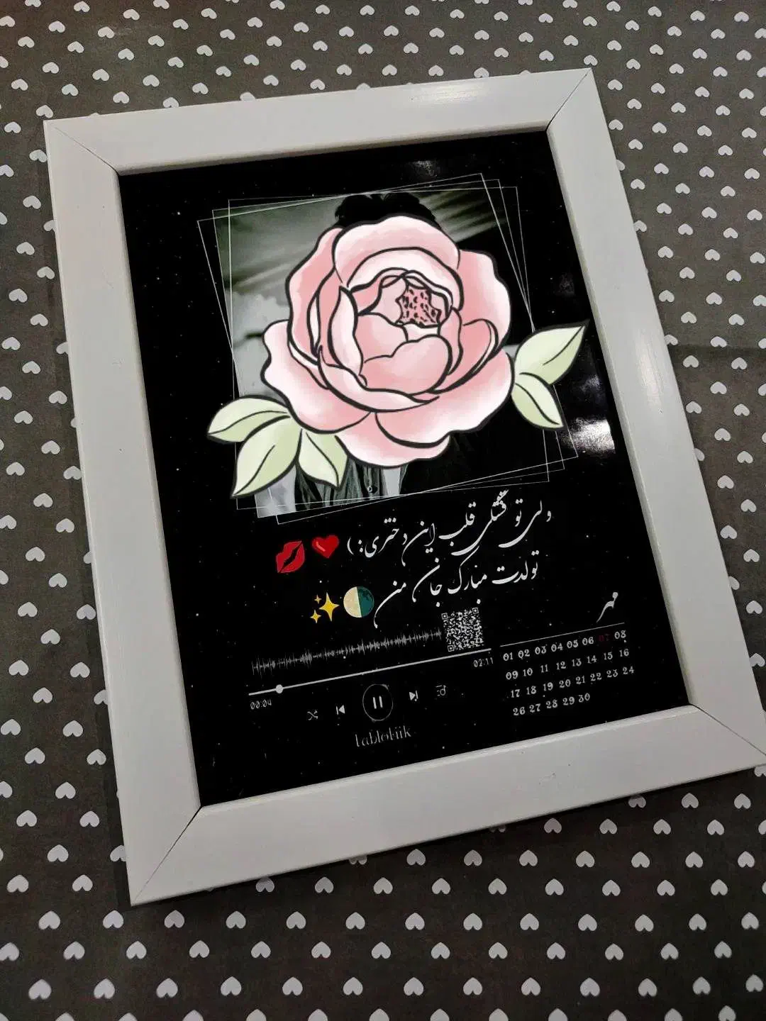 تابلو موزیکال تابلو تیک قاب هدیه تولد عکاسی آریا|تابلو، نقاشی، عکس|زاهدان, |دیوار