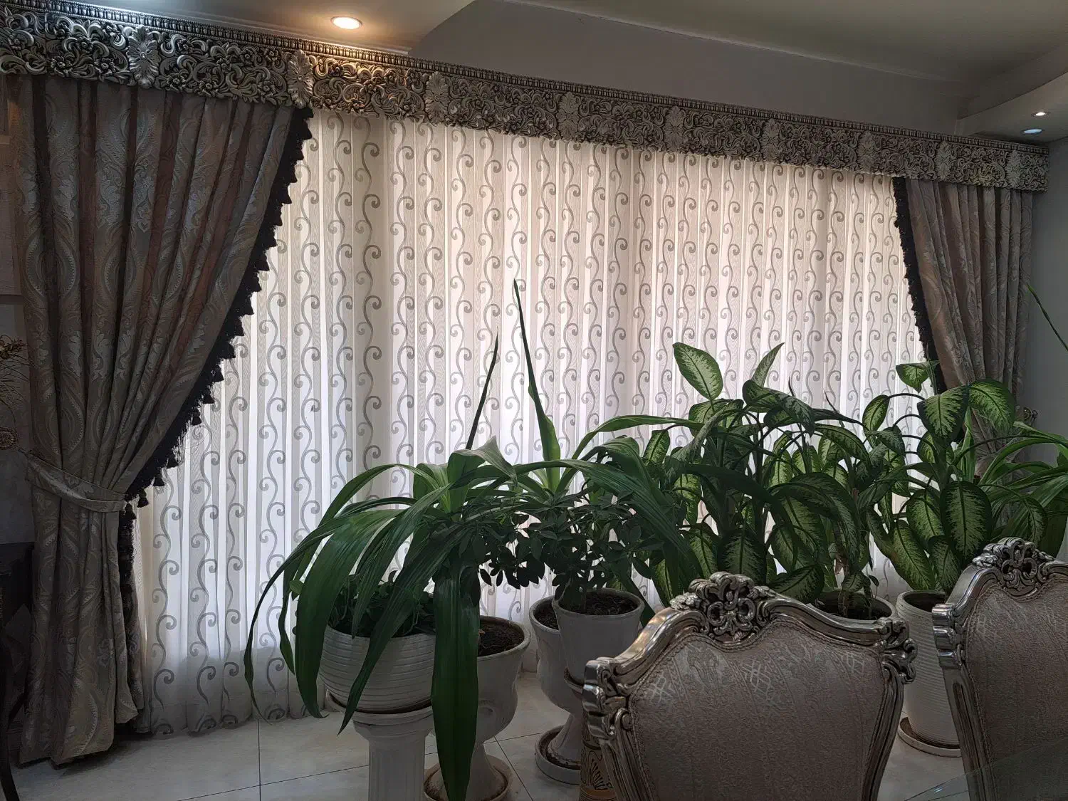 پرده سالنی|پرده، رانر، رومیزی|شیراز, قدوسی شرقی|دیوار