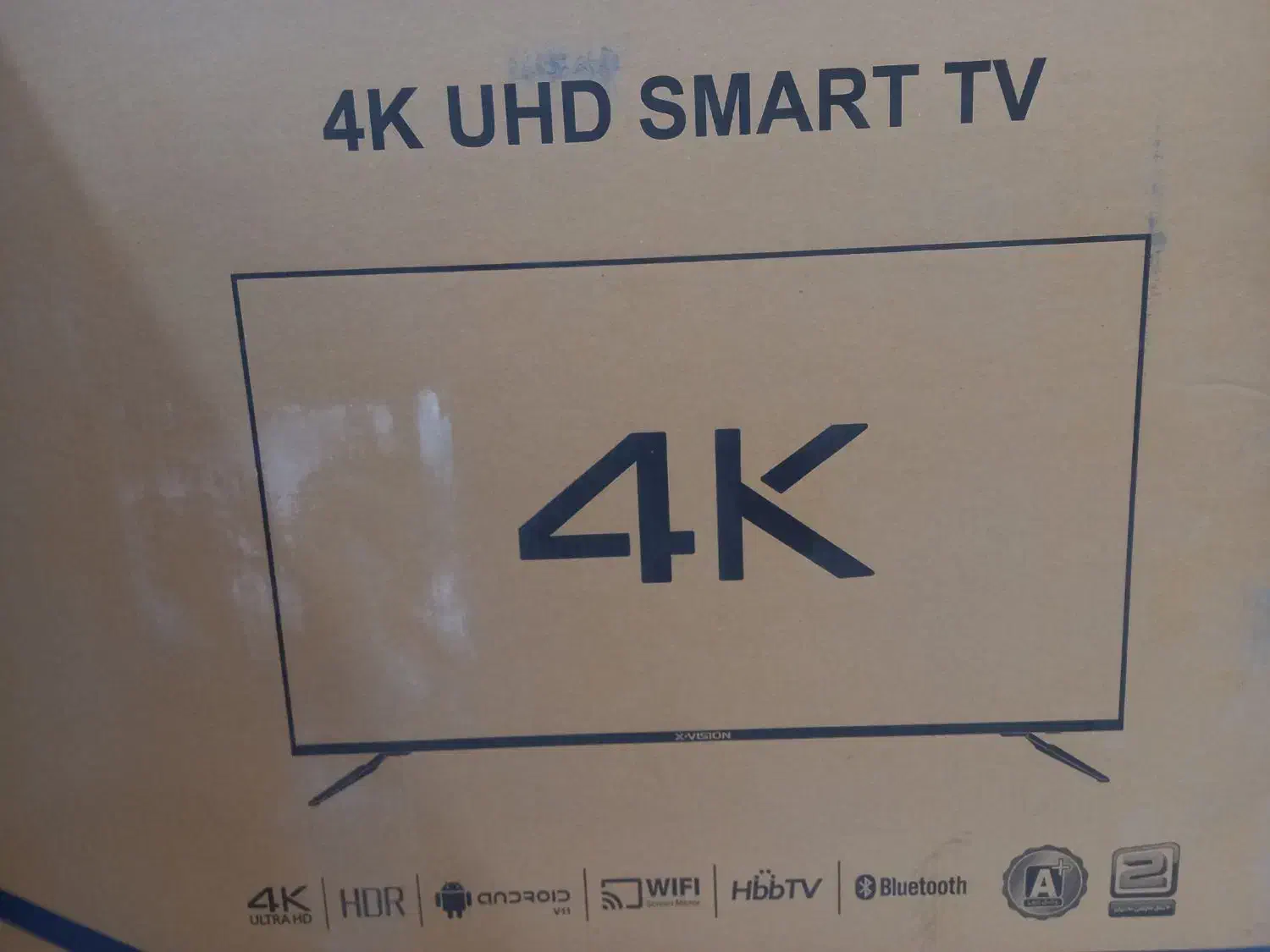 ال ای دی ایکس ویژن  هوشمند فورکی ۵۰ اینچ Xvision50|تلویزیون و پروژکتور|شیراز, شهرک قمشه|دیوار