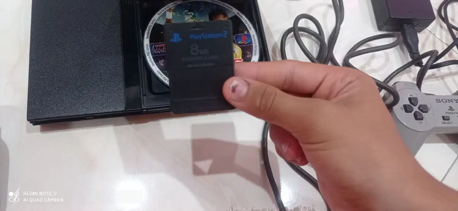 پلی استیشن 2 دو دسته با تمام لوازم|کنسول، بازی ویدئویی و آنلاین|تهران, آهنگ|دیوار