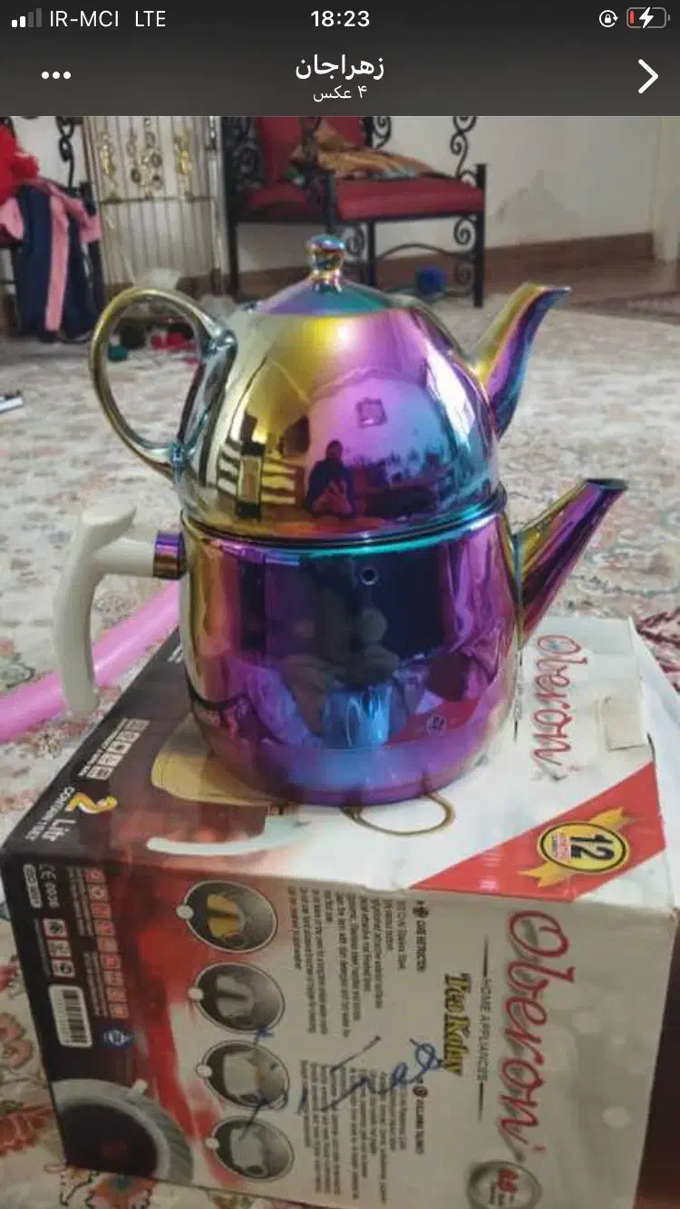 کتروقوری نو مناسب جهیزیه ‌خانم‌های خوش سلیقه|قوری، کتری، قهوه‌ساز دستی|شیراز, تندگویان|دیوار