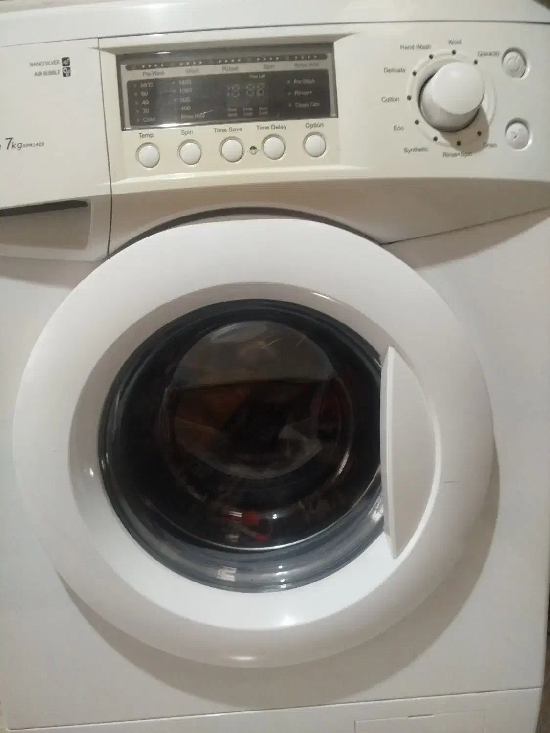 یک ماشین لباسشویی سالم اسنوا|ماشین لباسشویی و خشککن لباس|قزوین, |دیوار